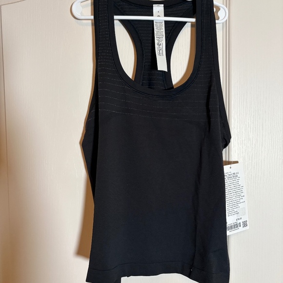 lululemon Swiftly Tech RB 2.0 Race Glow Stripe Size 8 NWT, Black, - Picture 1 of 4